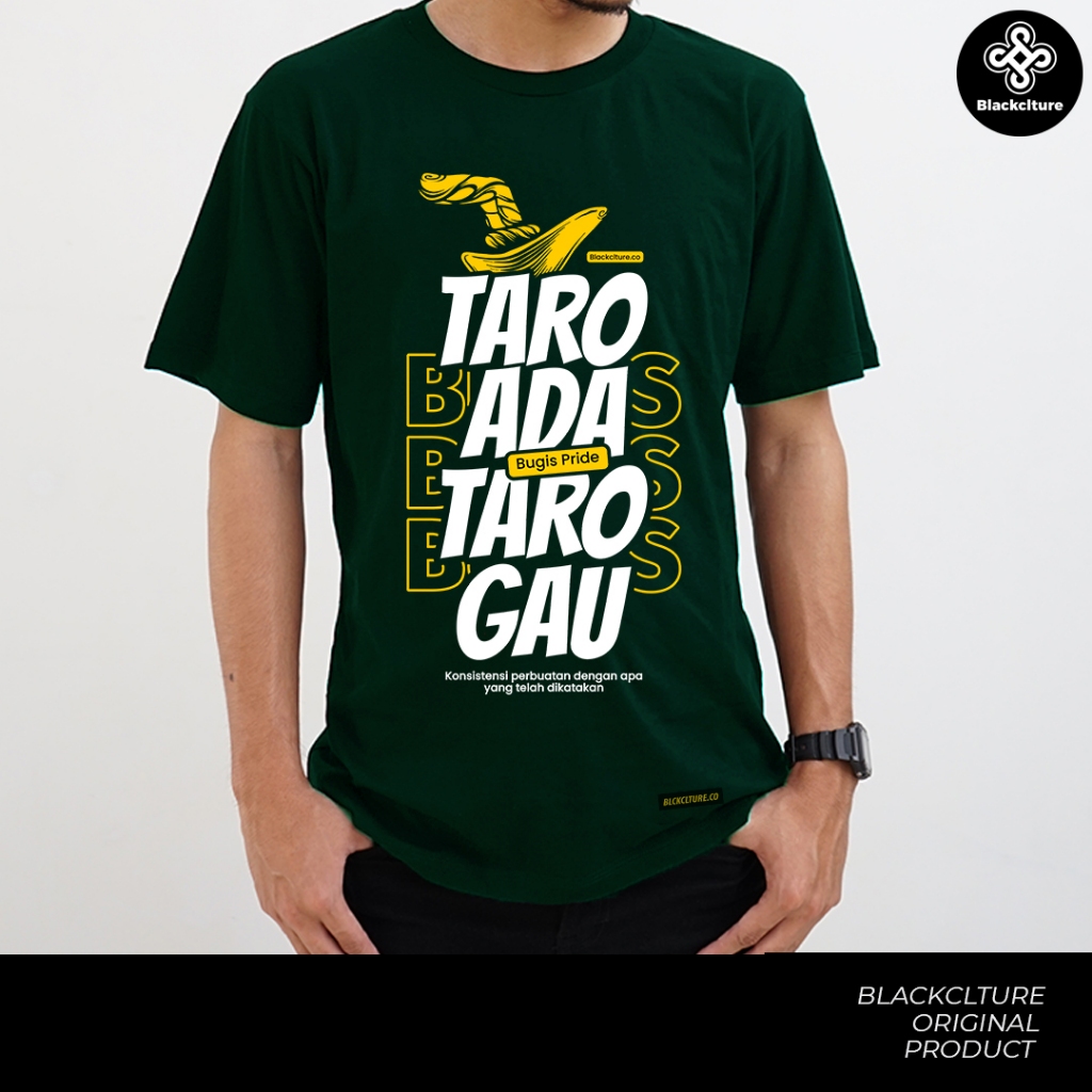 Jual [premium] Blackclture Men Shirt Edisi Taro Ada Taro Gau Kaos