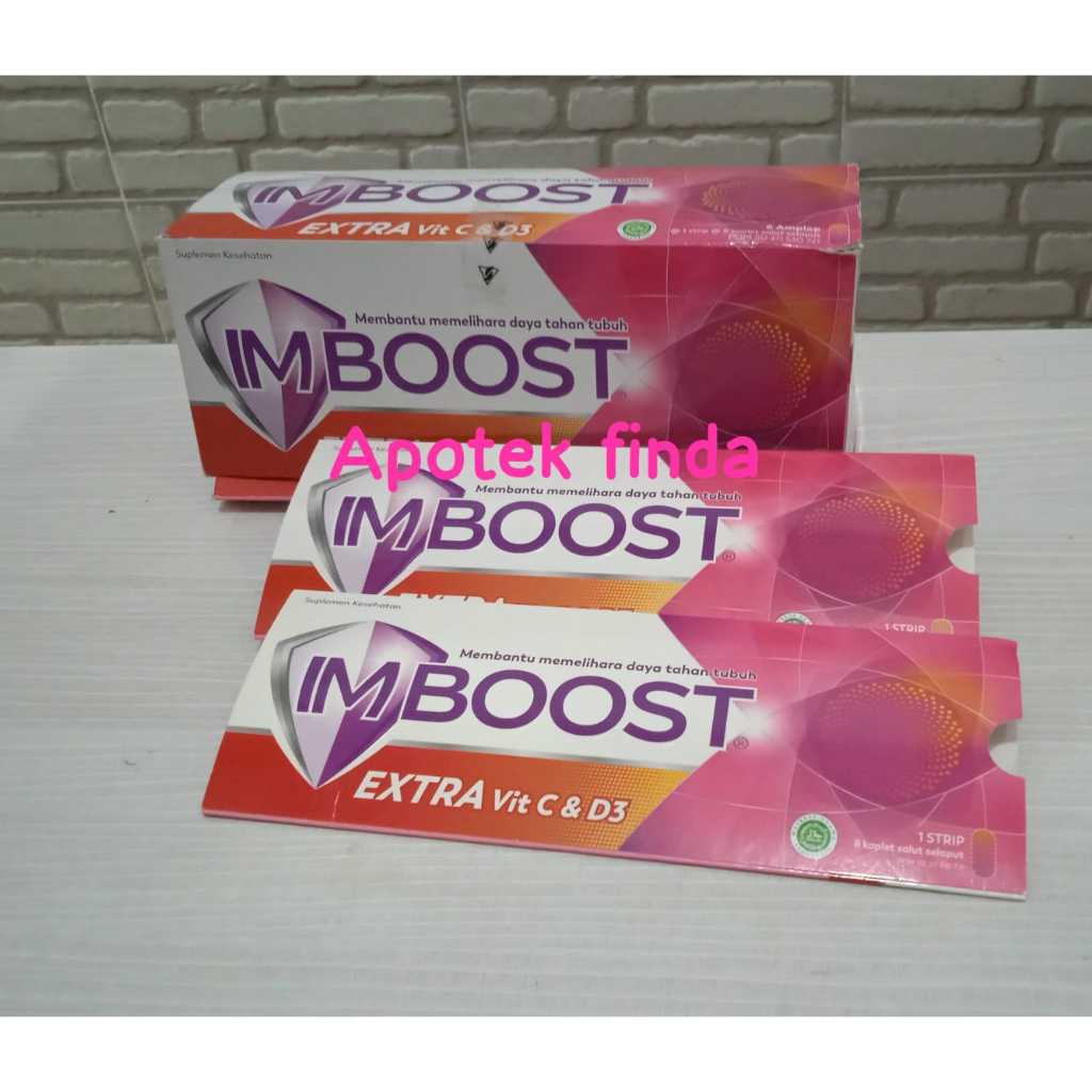 Jual imboost extra vit C dan D isi 8 tablet | Shopee Indonesia