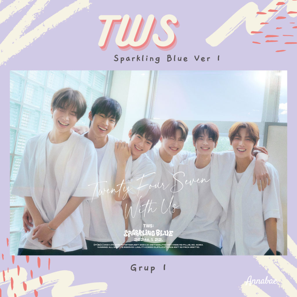 Jual Poster TWS Sparkling Blue Ver 1 Part 1 | Shopee Indonesia