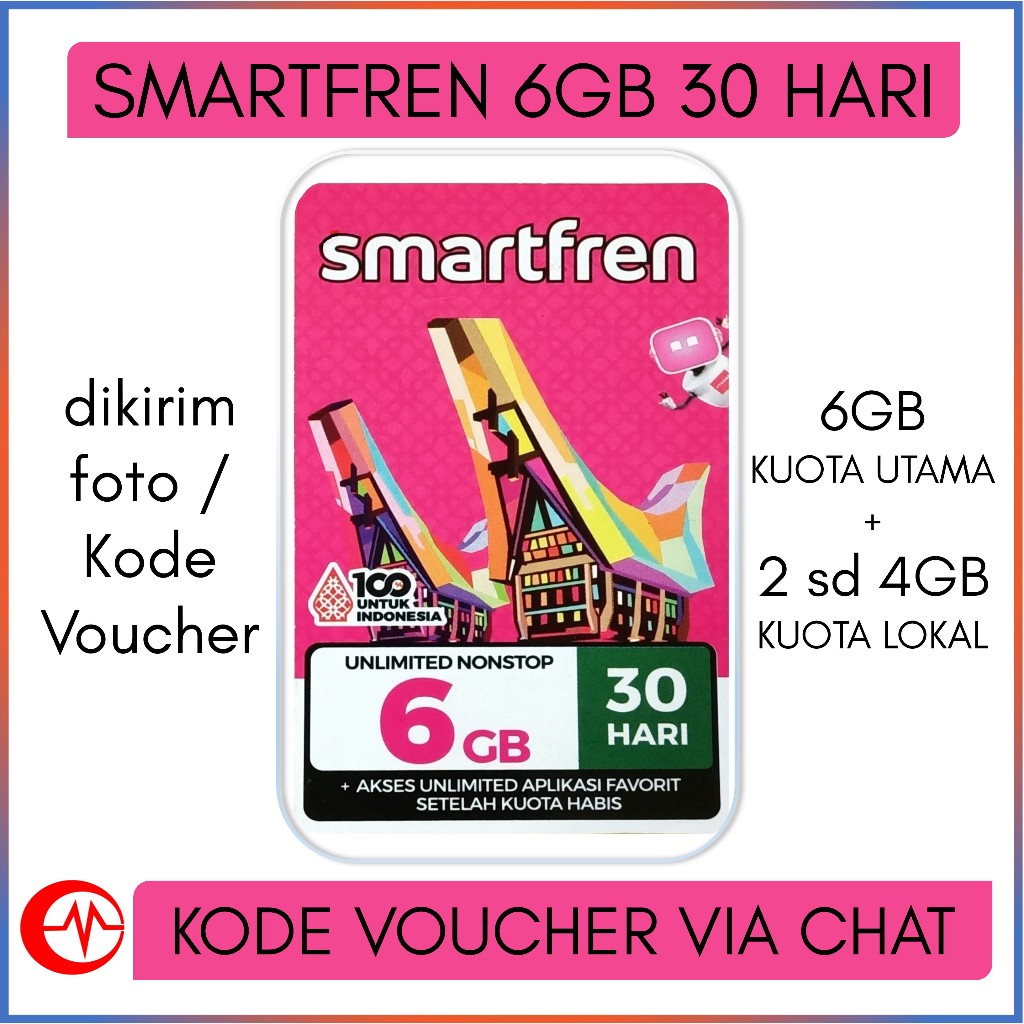 Jual Voucher Smartfren 6GB 30 Hari | Shopee Indonesia