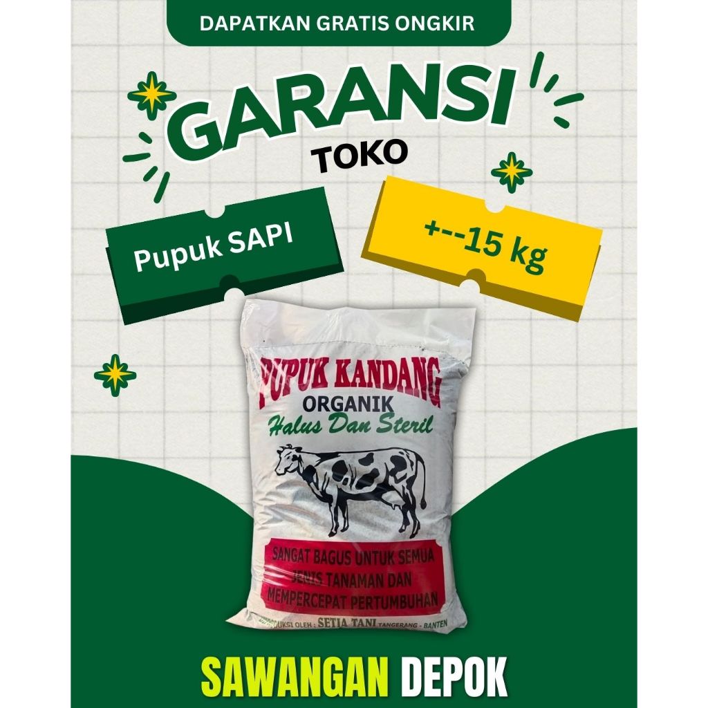 Jual Pupuk Kandang Sapi Halus siap pakai Grosir Organik Halus | Shopee ...