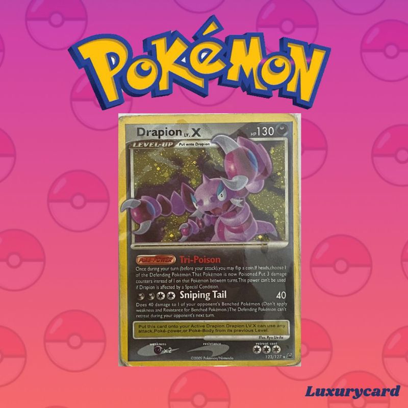 Jual PROMO POKEMON DRAPION LVL X RARE ORIGINAL NINTENDO POKEMON 6