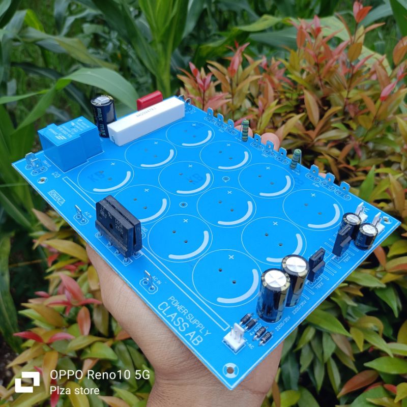 Jual Kit pcb Psu 12 elco lengkap softstart+Psu simetris Class AB bagus ...