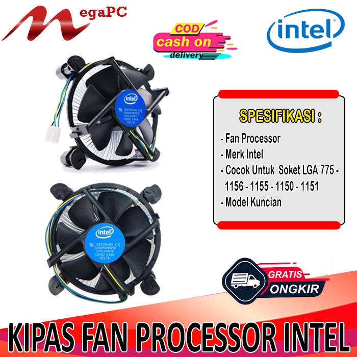Fan Processor Lga775 Cpu Fan Lga 775 FAN Processor Intel Standart