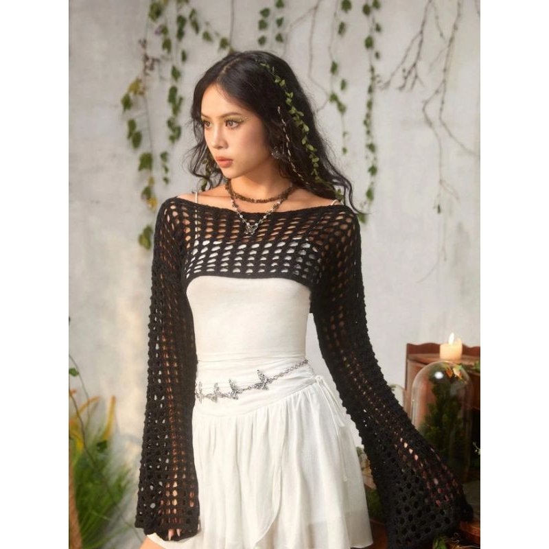 Jual Outer Jaring Rajut Viviane | Shopee Indonesia