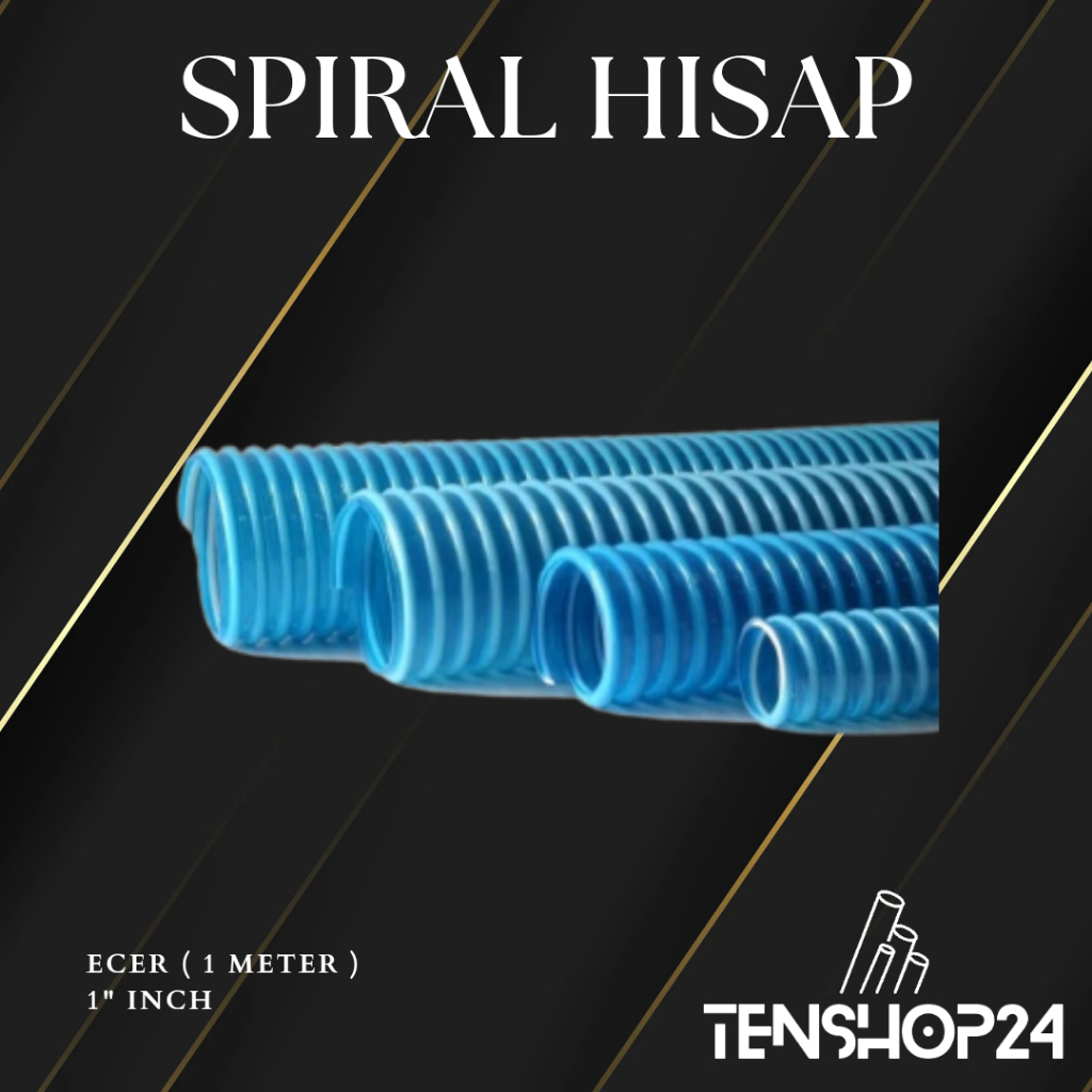 Jual Selang Air Spiral Hisap Inch Jual Ecer Meteran Harga Per Meter Selang Tambang