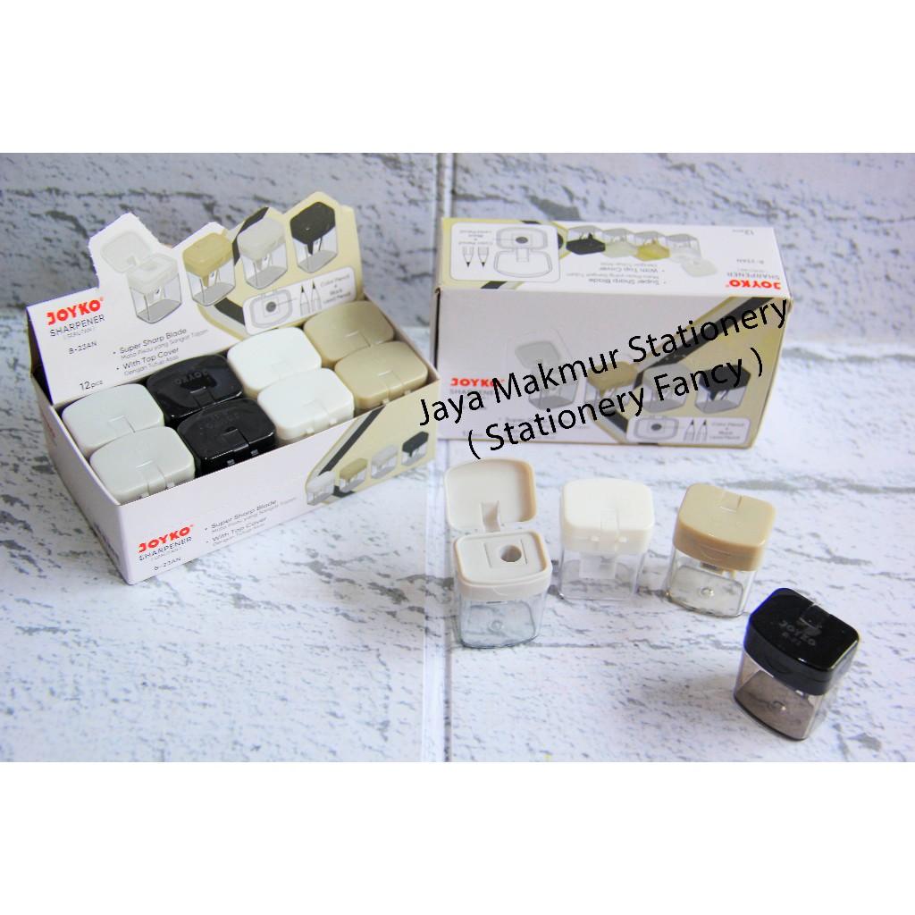 Jual Rautan Pensil Joyko Sharpener 1 lubang B-23AN (1 pak) | Shopee ...