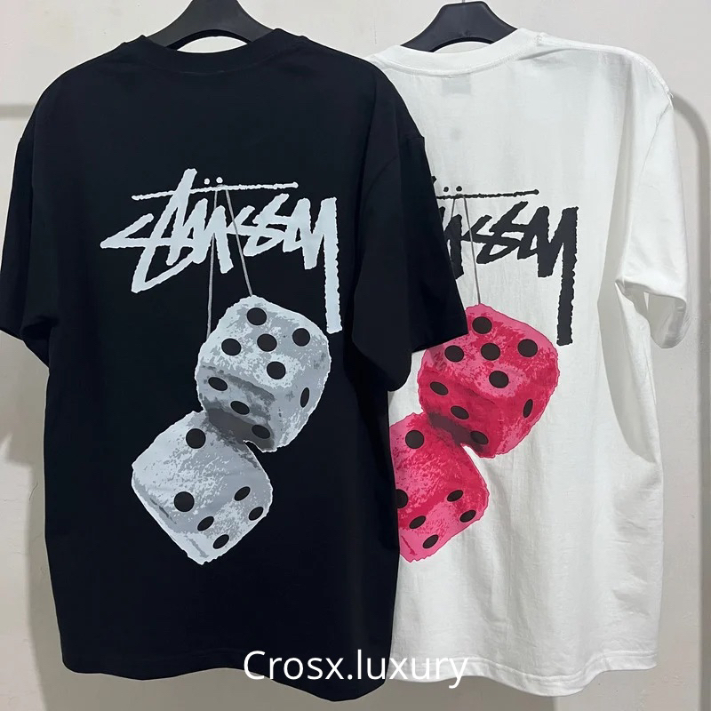 Jual CROSX LUXURY STUSSY FUZZY DICE T-SHIRT / T SHIRT PRIA Jual CROSX LUXURY STUSSY FUZZY DICE T-SHIRT / T SHIRT PRIA