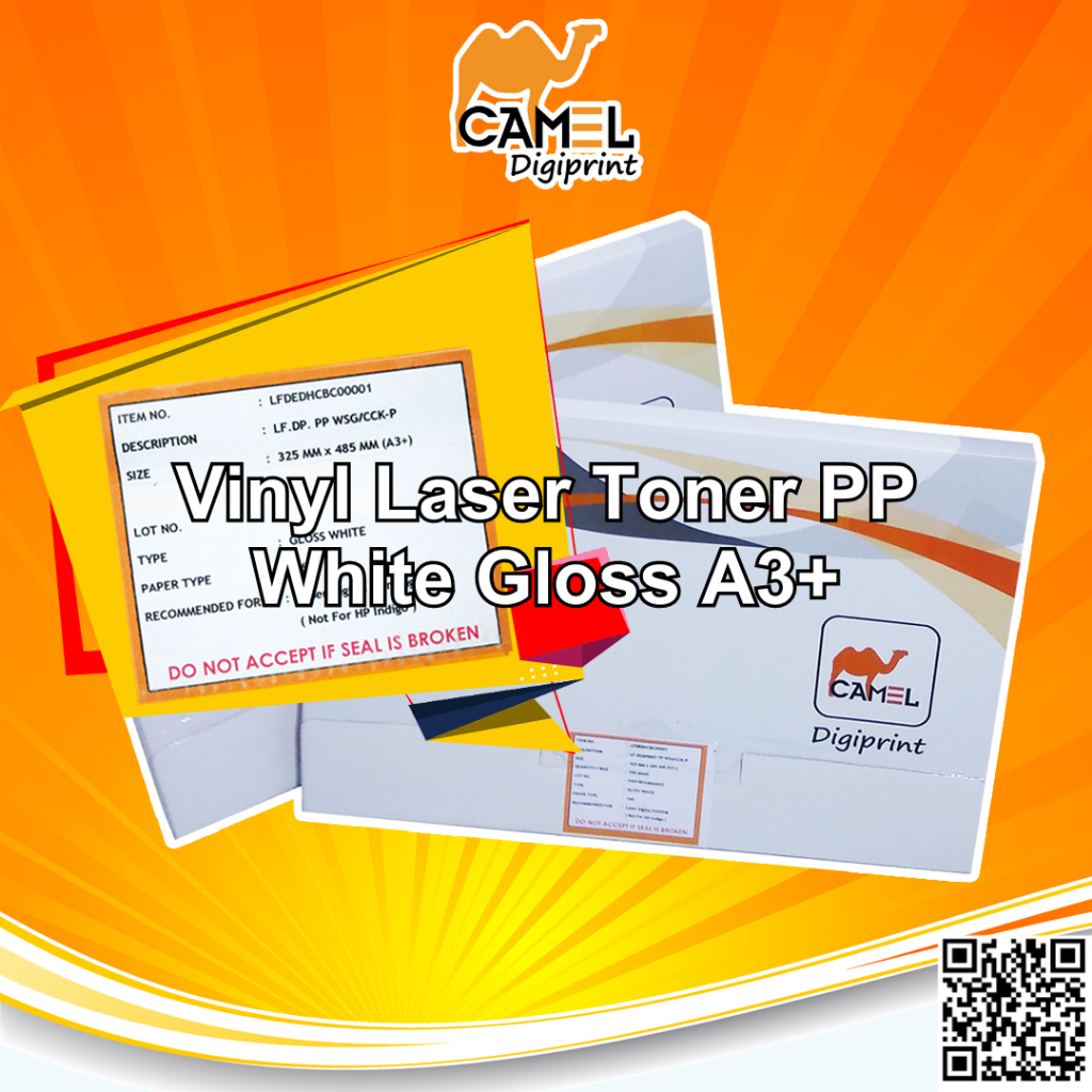 Jual Camel Digiprint Sticker Vinyl Transparan Clear White Gloss Matt