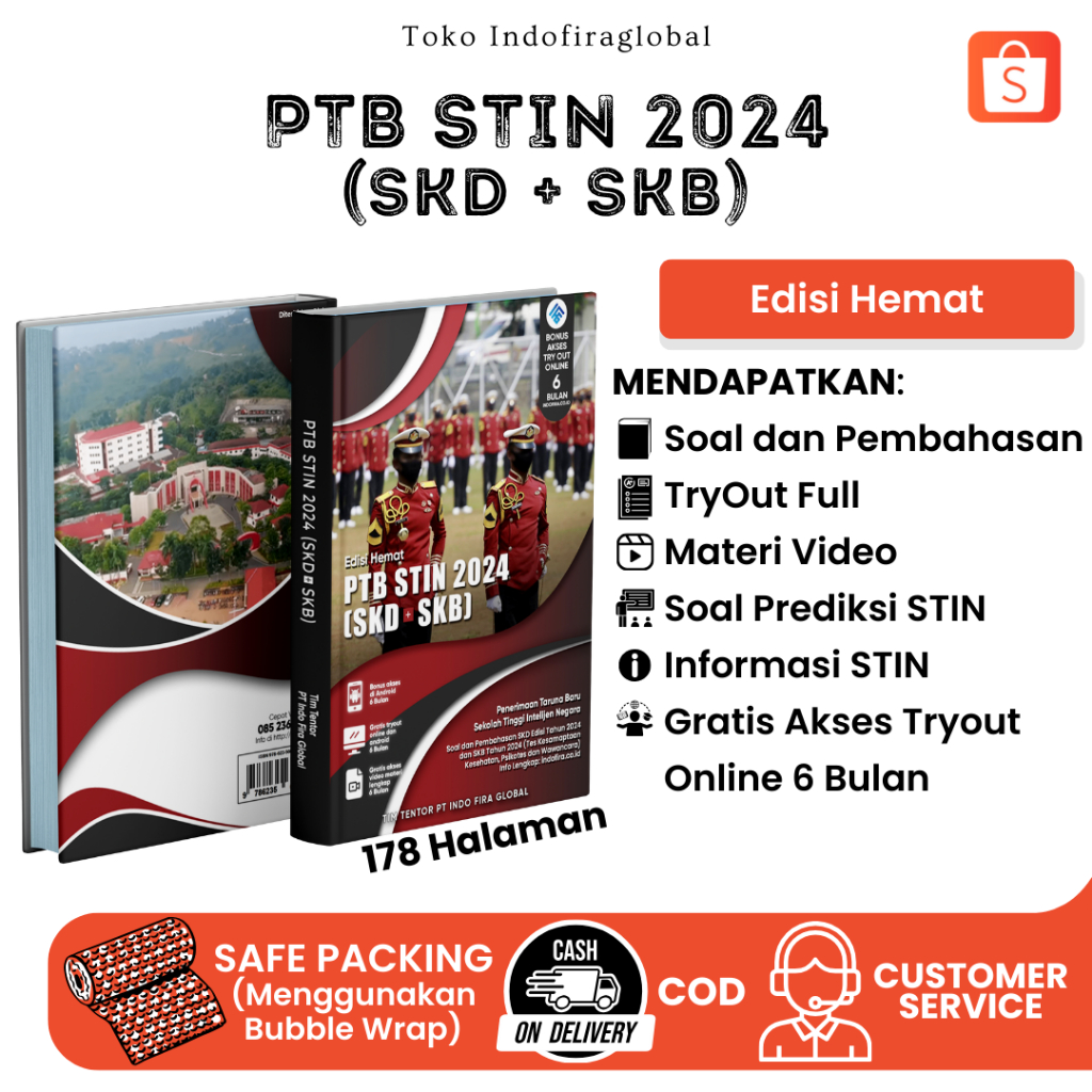 Jual Buku Terbaru PTB STIN 2024 [SKD + SKB] (Edisi Hemat) Sesuai Dengan ...