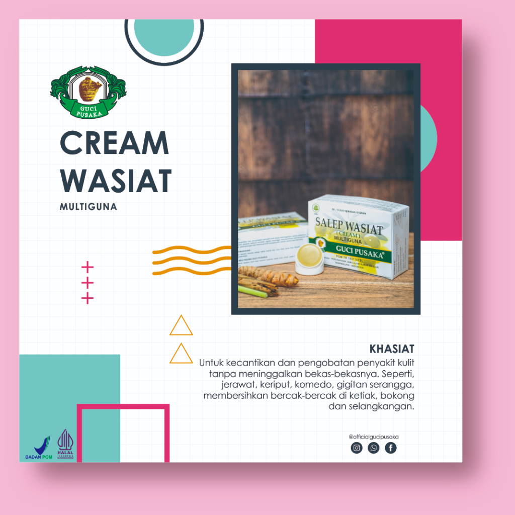 Jual Cream Guci Pusaka / salep wasiat cream (per pot) Shopee Indonesia
