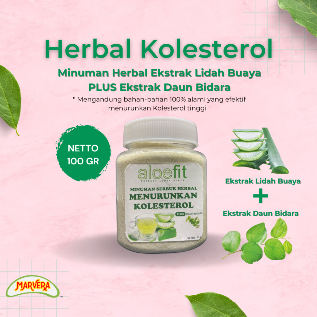 Jual Lidah Buaya Aloevera Aloe vera Serbuk Bubuk Instan Herbal Alami
