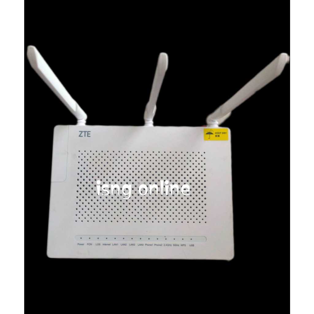 Jual Router ONT GPON ZTE F670 Fiberhome Premium 3 antena & 6 antena ...