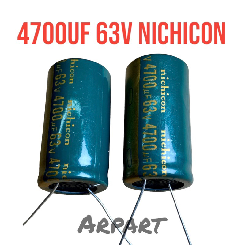 2x ELKO A SCATTO 4700uF 35V 105°25x25mm RM10mm NICHICON #716125 - Foto 8