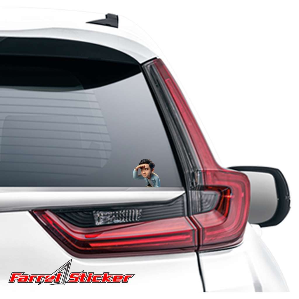 Jual Stiker Gibran Sticker Kartun Gibran mencari jawaban UV DTF ...