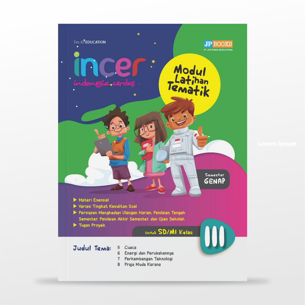 Jual JP Books – Buku Siswa Sekolah Modul Latihan Tematik Incer Sd Kelas ...