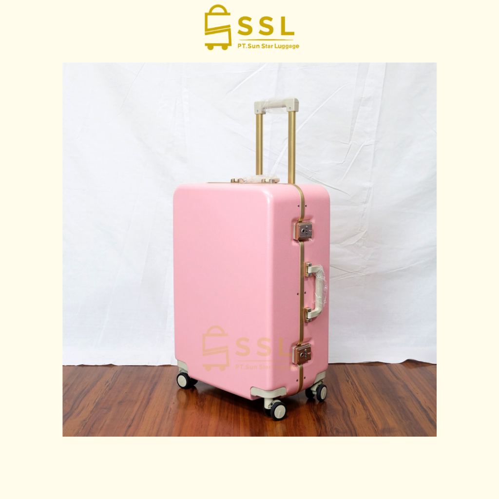 Koper Vintage TSA Lock Premium Hardcase Koper Hardcase Anti Pecah  Ukuran 20 Inch Ukuran 24 Inch Koper premium