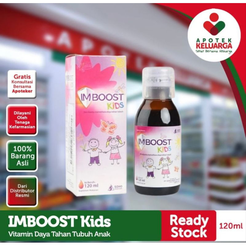 Jual IMBOOST KIDS SYRUP/VITAMIN DAYA TAHAN TUBUH ANAK/VITAMIN ...