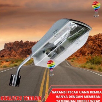 Jual Kap Lampu Jalan Pju Waterproof Fitting E Outdoor Plus Tiang