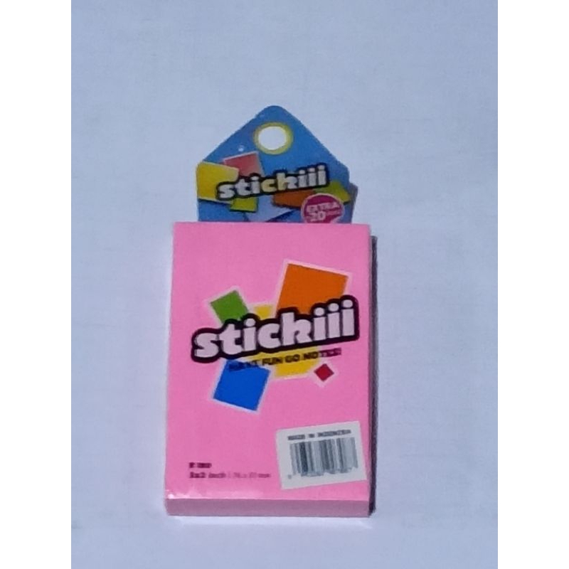 Jual Stickiii Stiky Note/Memo Cyber 3X2 76X51mm 100Lembar | Shopee ...