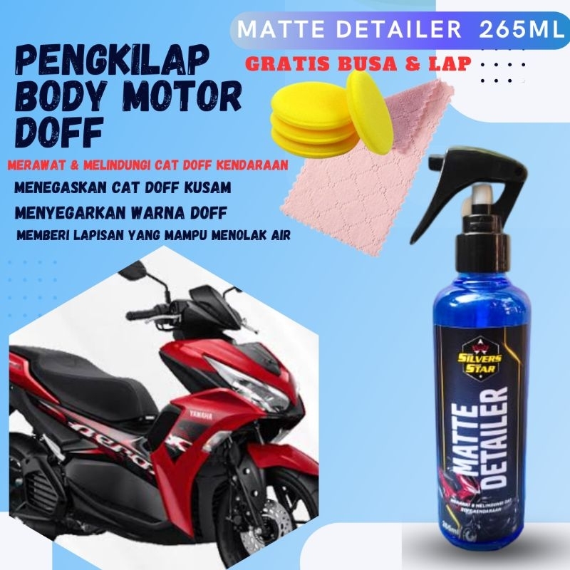 Jual Pengkilap Body Motor Doff Matte Detailer Perawatan Cat Doff