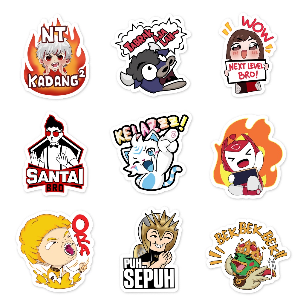 Jual Stiker Battle Emote MLBB Sticker Pack vol. 1 (MPL Edition ...