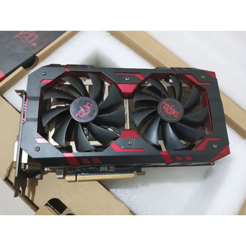 Jual VGA POWER COLOR RX 580 8 GB RED DEVIL | Shopee Indonesia