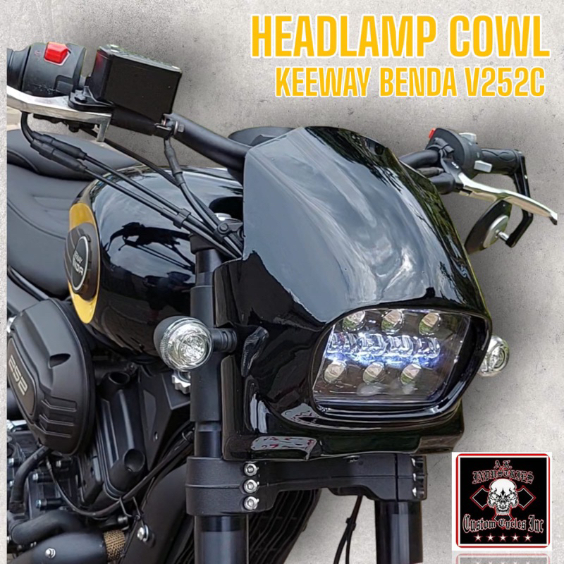 Jual Batok+Lampu/Headlamp cowl Keeway Benda 252 | Shopee Indonesia