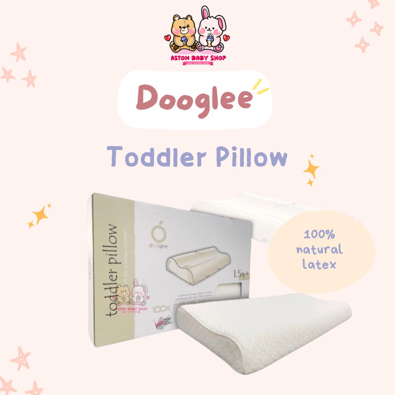 Jual Dooglee Toddler Pillow Natural Latex Bantal Anak / Kids Pillow