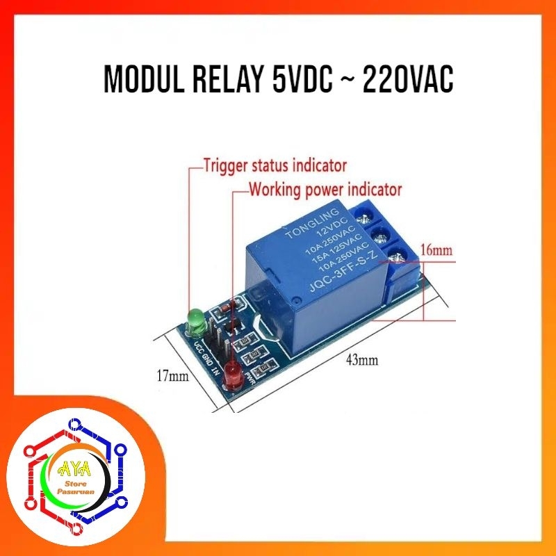 Jual Modul relay arduino kaki 3 | Shopee Indonesia