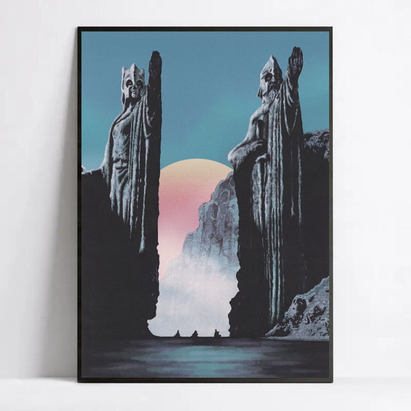 Jual Poster Frame - Lord Of The Rings - The Argonath | Shopee Indonesia