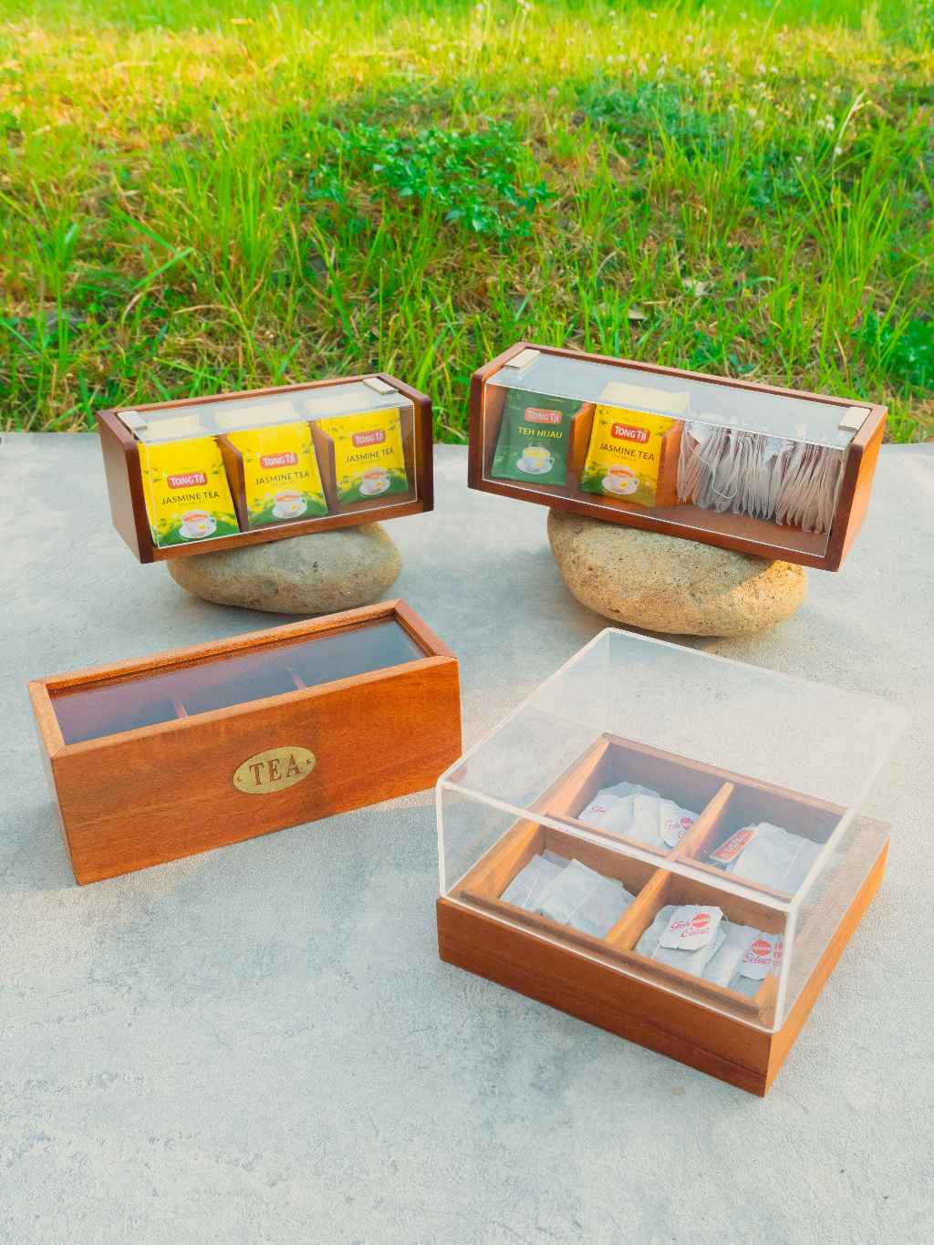 Jual Wooden Coffe Tea Box Storage - Tempat Penyimpan Teh Kopi Kayu ...