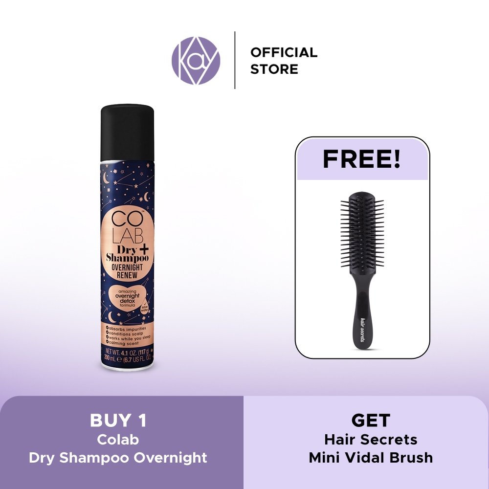 Jual COLAB Dry Shampoo Overnight Renew / Semprotan Rambut Kering