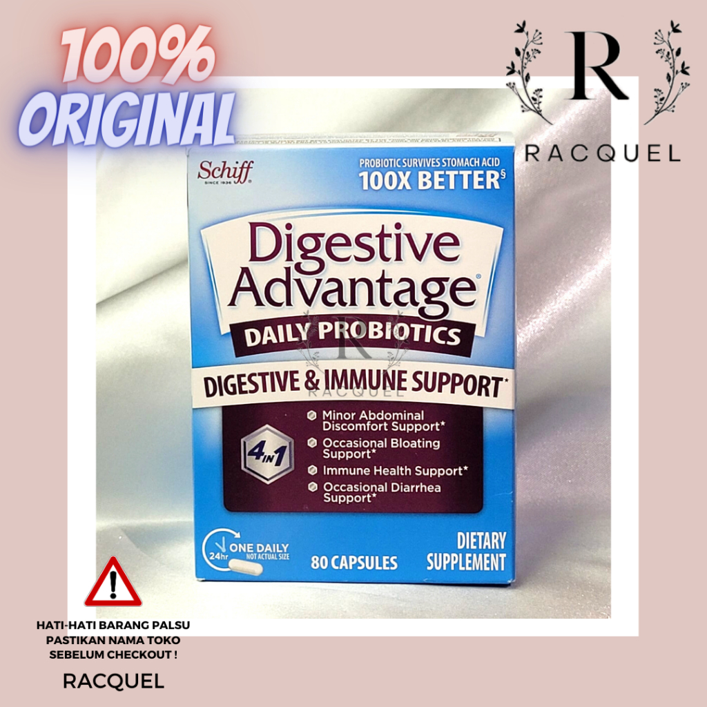 Jual Digestive Advantage Daily Probiotics Digestive Immune Support 4 in