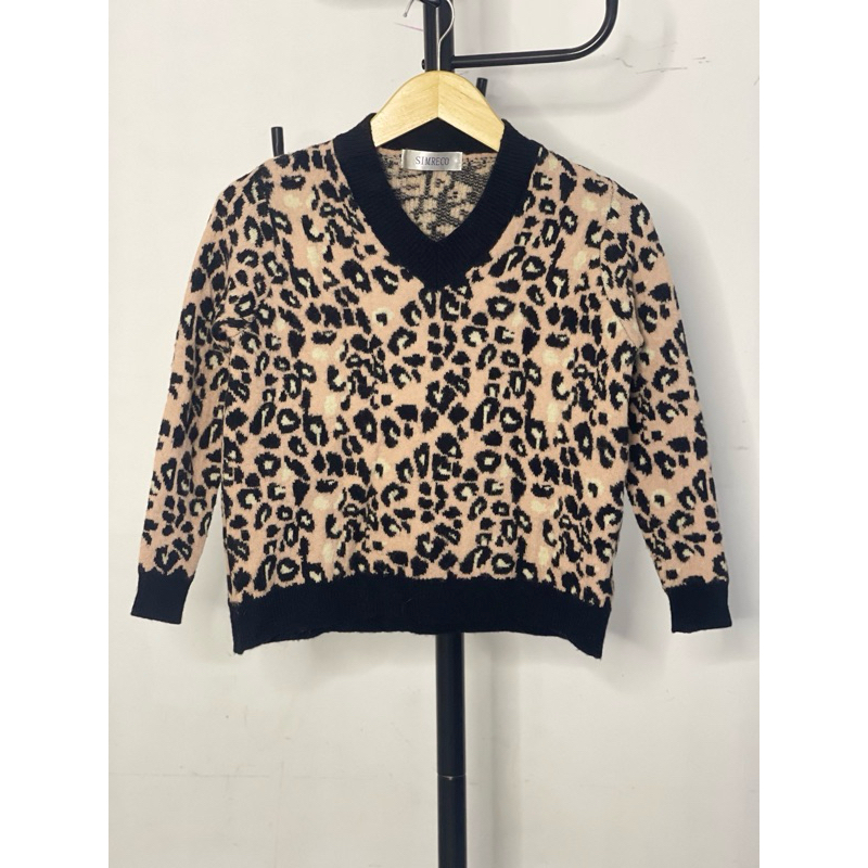 Sweater Cardigan Leopard Collections
