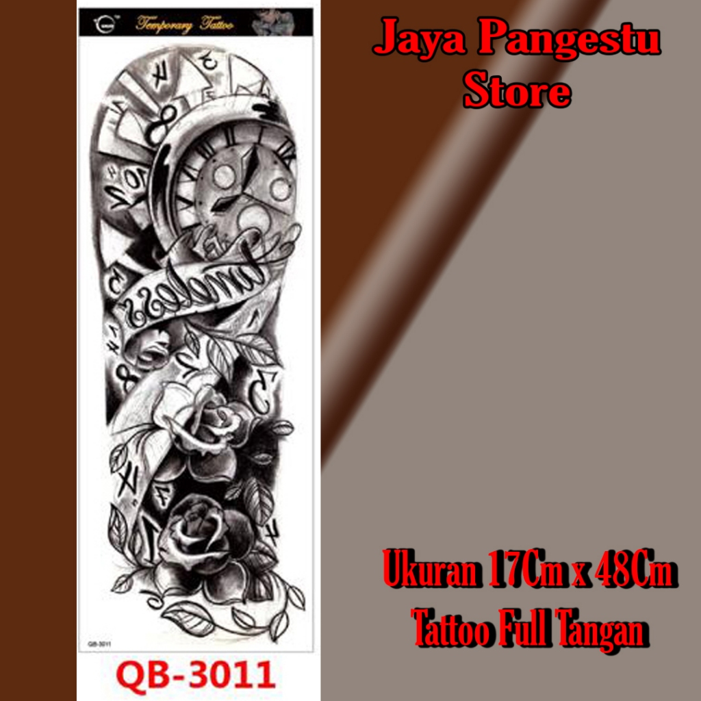 Jual Tatto Temporary Tato Temporer Full Tangan Full Hand Viral Tato Mingguan Tato Bulanan 9690