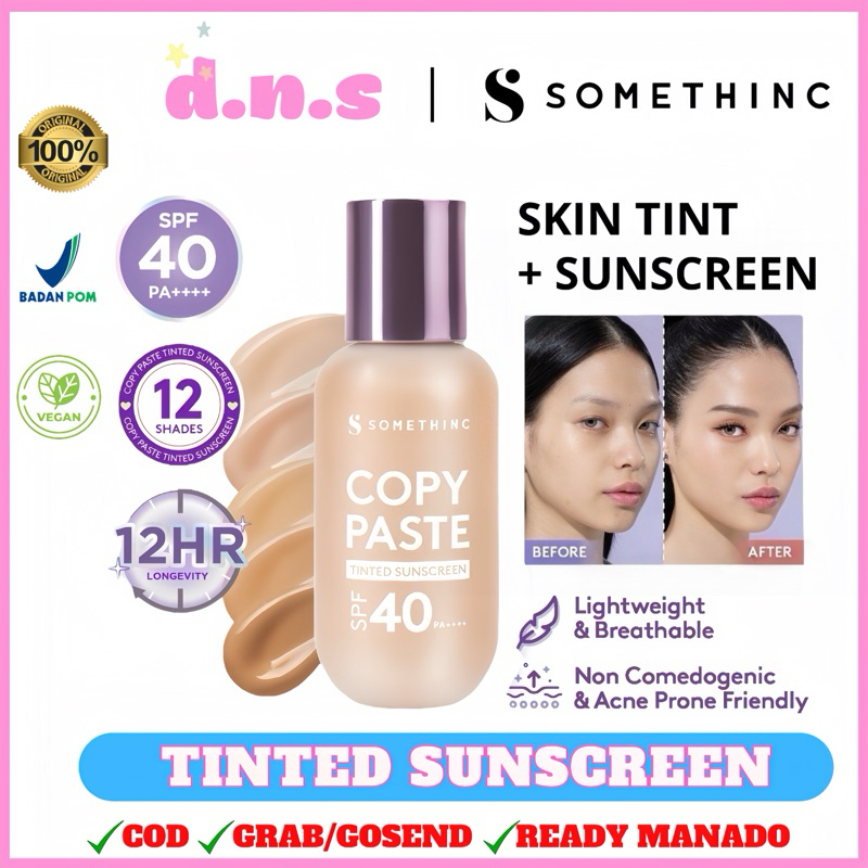 Jual MANADO SOMETHINC COPY PASTE SKIN TINT TINTED SUNSCREEN SPF 40 ...