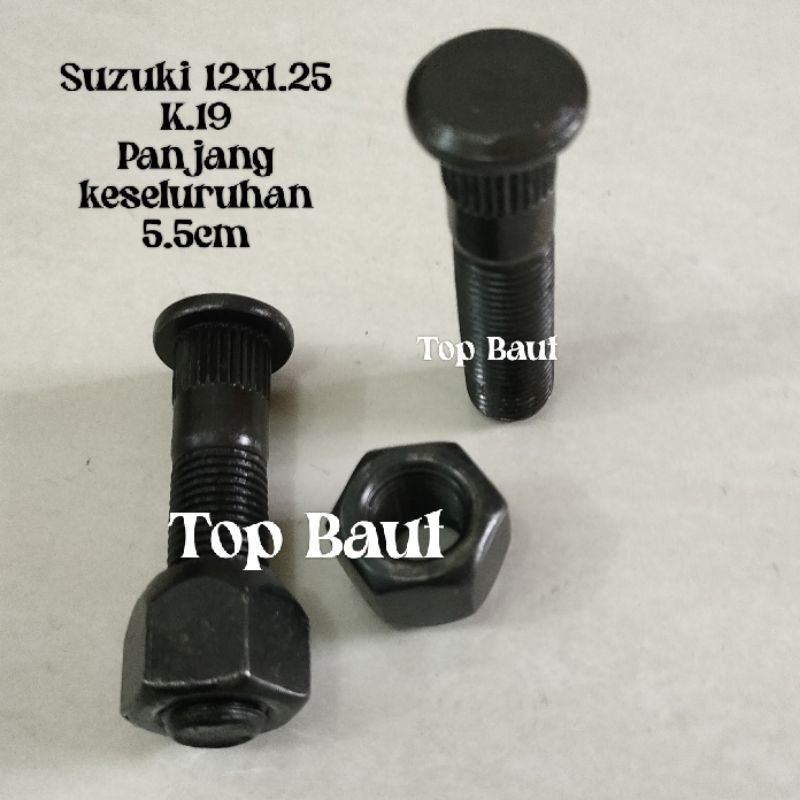 Jual baut roda panjang suzuki carry panjang futura baut roda katana ...