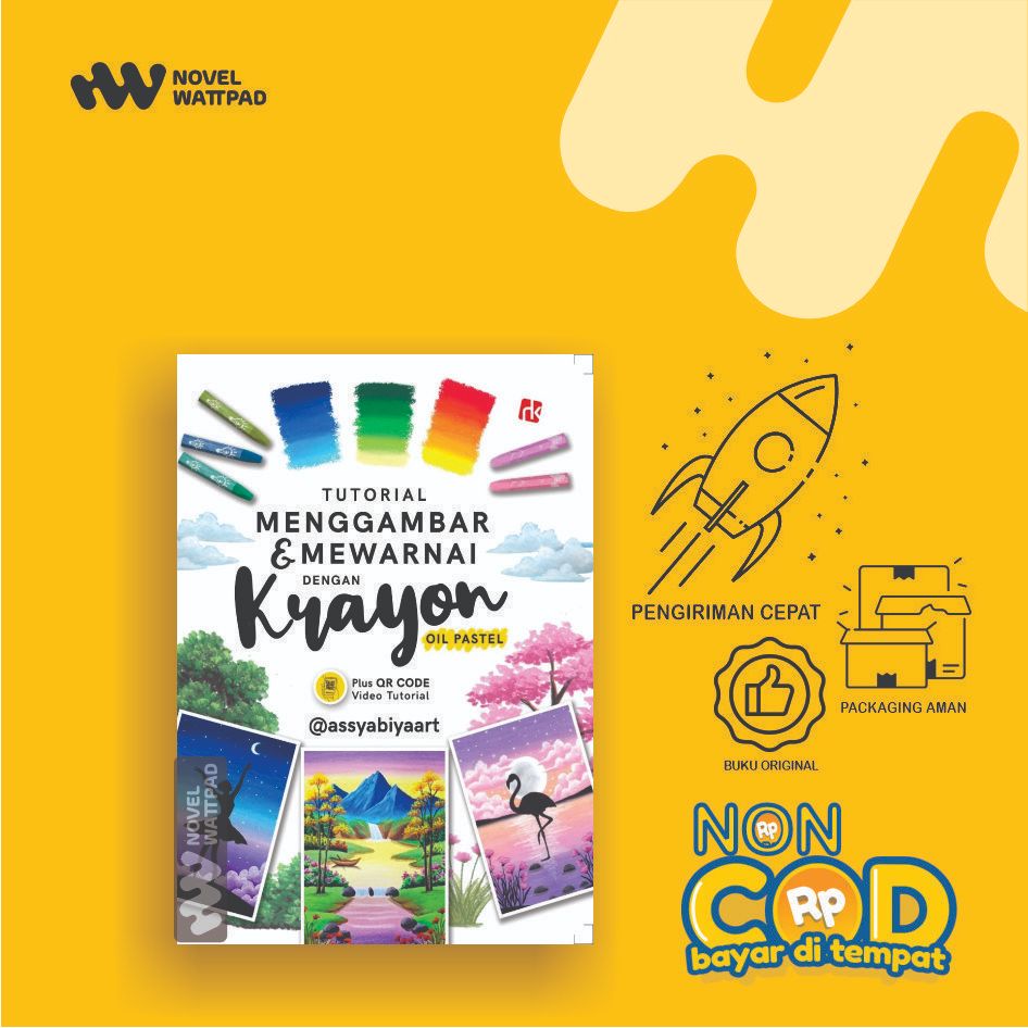 Jual Tutorial Menggambar & Mewarnai Dengan Krayon Oil Pastel ...