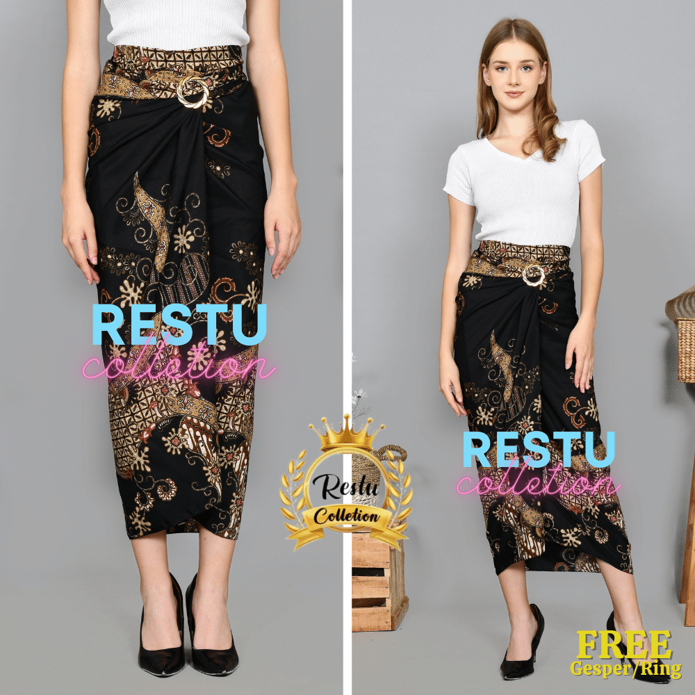 Jual Rok lilit batik / rok lilit batik kain lilit Premium / lilit batik ...