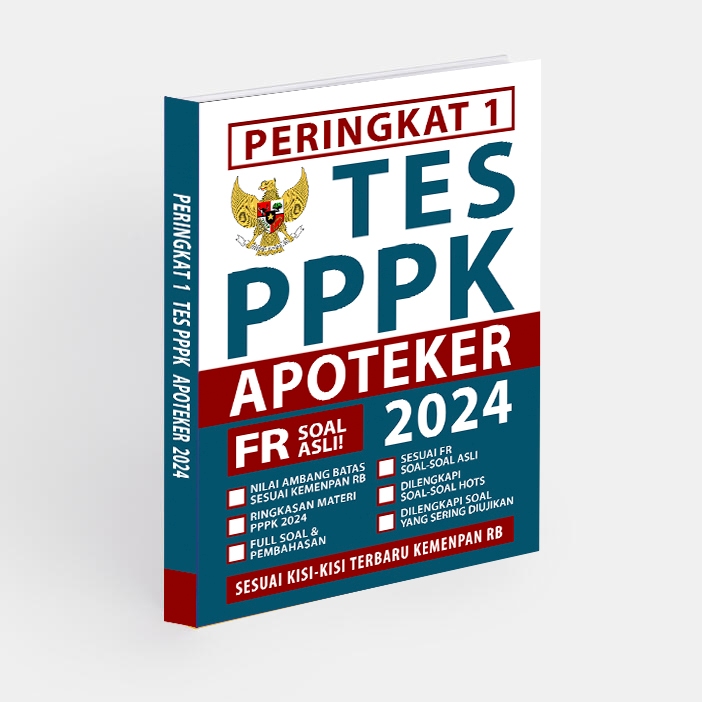 Jual Buku Pppk Apoteker 2024 Peringkat 1 Pppk Apoteker 2023 2024