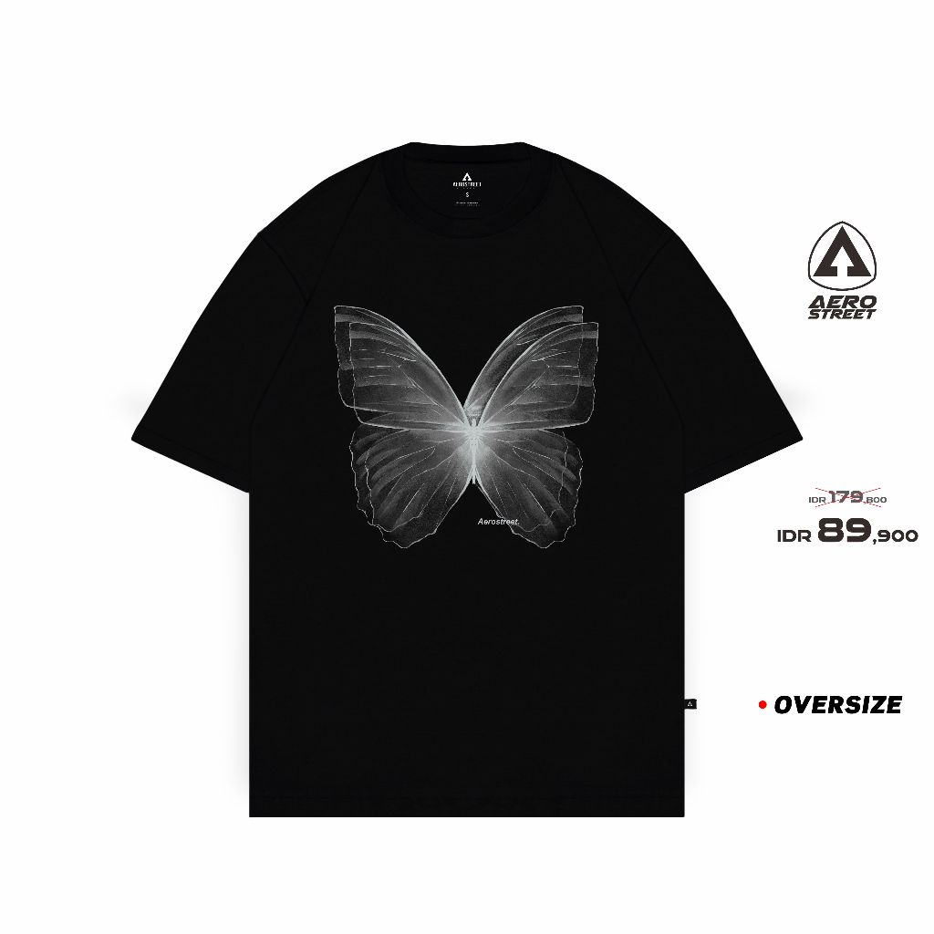 Jual Aerostreet T Shirt Oversize Shadow Hitam Kaos T-Shirt Tshirt FADAA ...