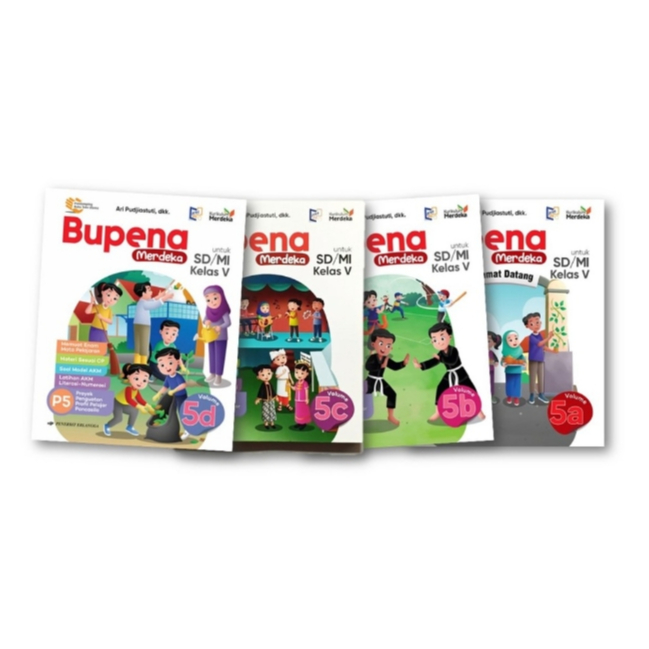 Jual Bupena SD Kelas 5 A B C D - Kurikulum Merdeka Erlangga | Shopee ...