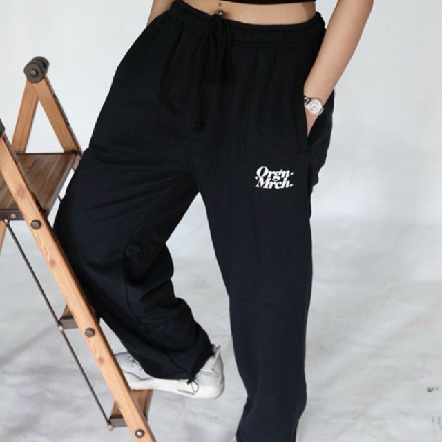 Jual ORIGIN - NICE - RELAX SWEATPANTS - BLACK | Shopee Indonesia