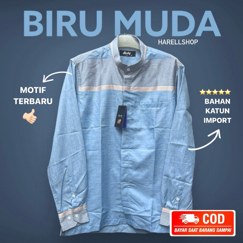 Jual Kemko Harley Warna Sky Blue Biru Muda Shopee Indonesia