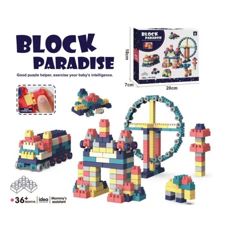 Jual Mainan building blocks paradise 100pcs box | Shopee Indonesia