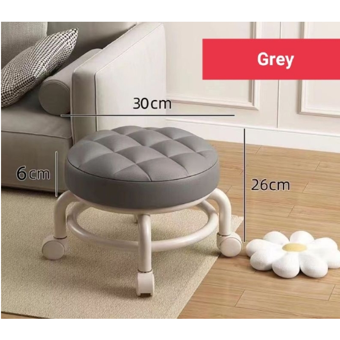 Jual Kursi Roda Bulat Putar 360° Multifungsi/ Bangku Stool / Kursi ...