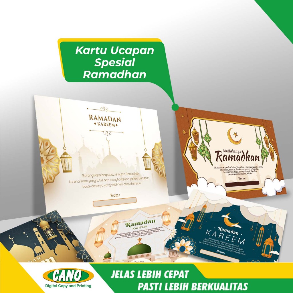 Jual Kartu Ucapan Spesial Ramadhan / Satu Sisi | Shopee Indonesia