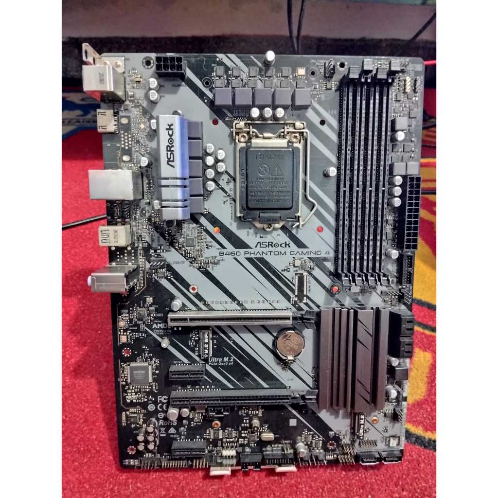 Jual Motherboard Asrock B460 Phantom Gaming 4 Intel Comet Lake Lga1200 Ddr4 Shopee Indonesia 7583