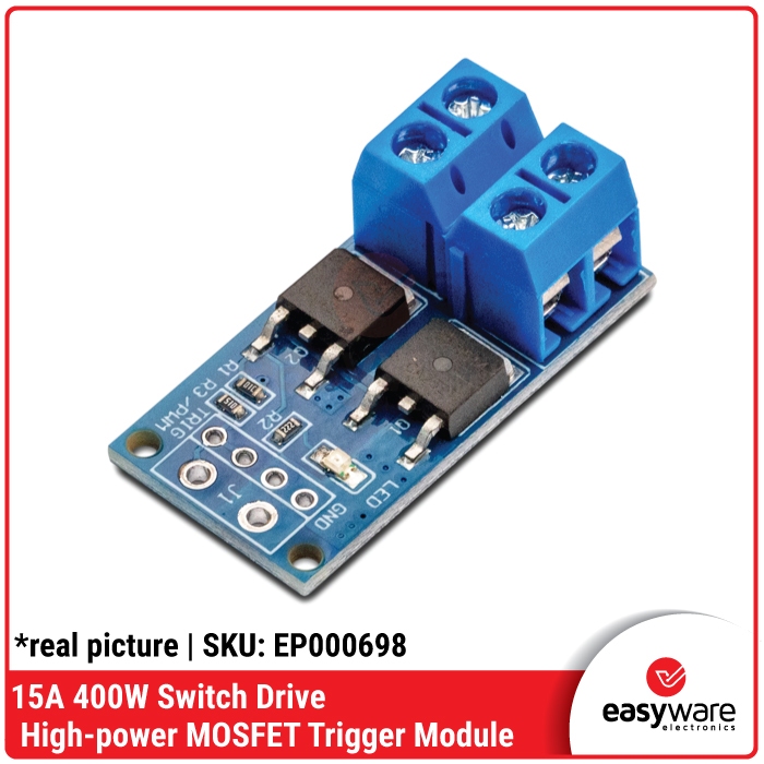 Jual Mosfet 15A 400W MOS FET Trigger Switch Driver board PWM Control ...